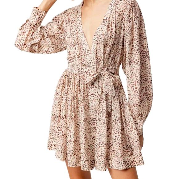 NEW SUNDAYS leopard print flora dress in leopard - Picture 2 of 3